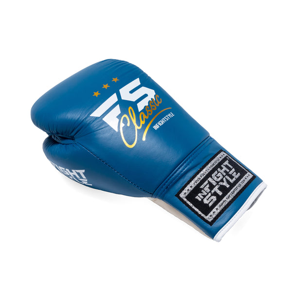 White and best sale blue boxing gloves